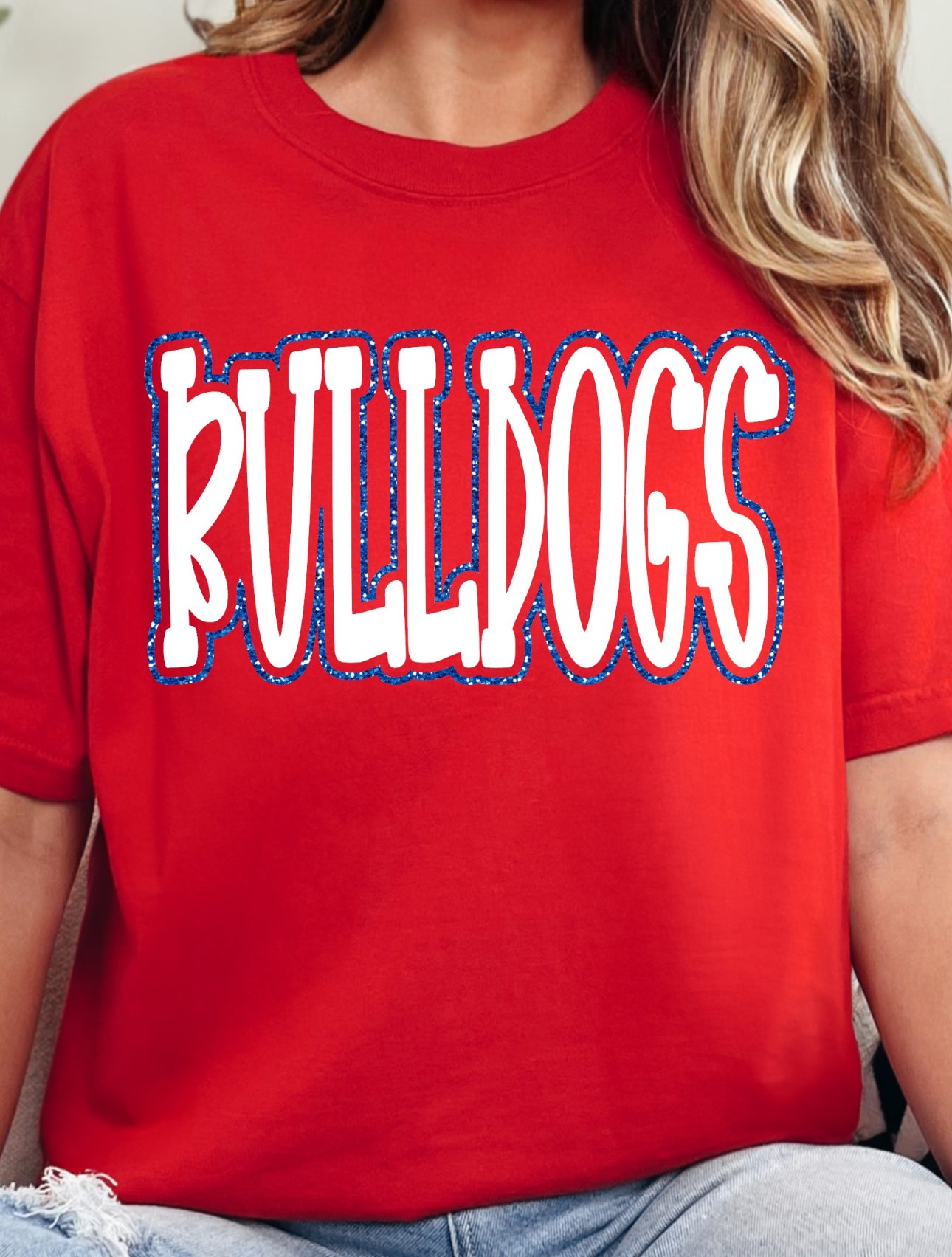 Town/mascot Bubble letters