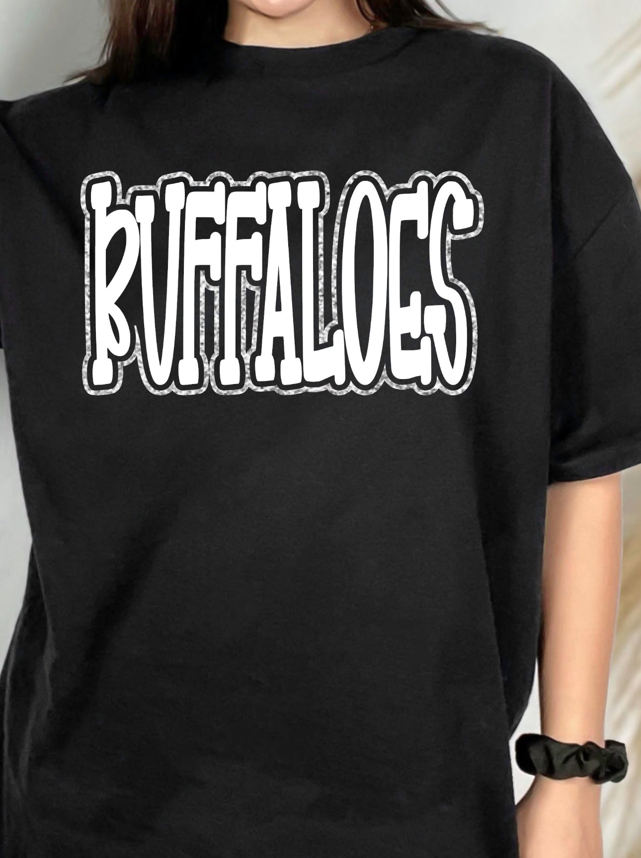 Town/mascot Bubble letters