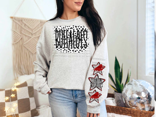 Dalmatian Stanton-Buffaloes sleeve Crewneck