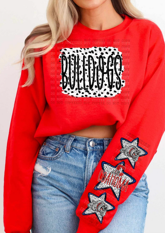 Dalmatian Bulldogs- Coahoma sleeve Crewneck