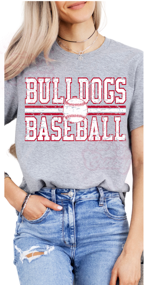 Bulldog Baseball- WHITE