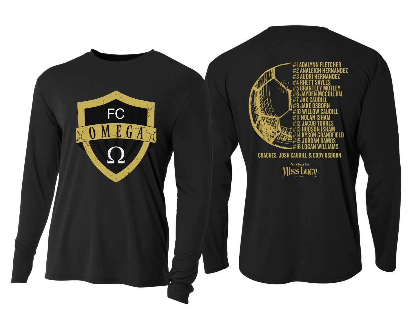 Team Shirts- J. Sayles- Omega '25 LONG SLEEVE