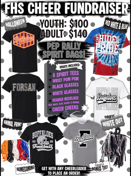 Forsan Cheer Spirit Packs! 🦬 *deadline AUG. 7th*