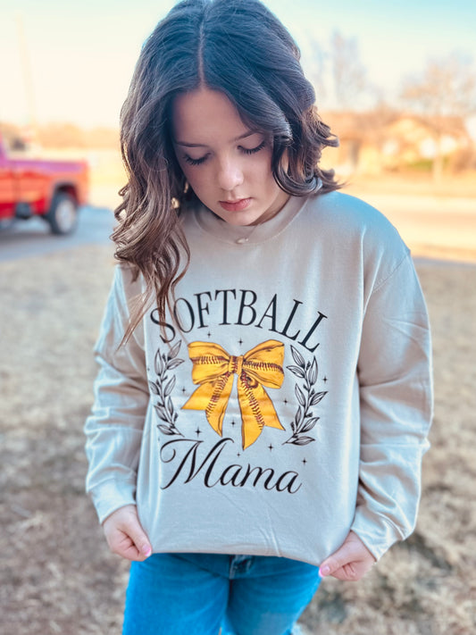 Softball MAMA Crewneck