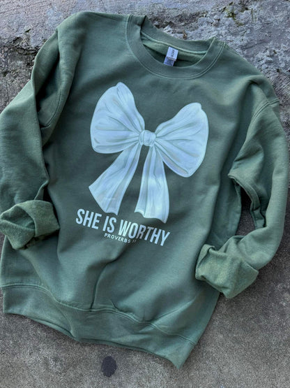 SHE IS WORTHY!