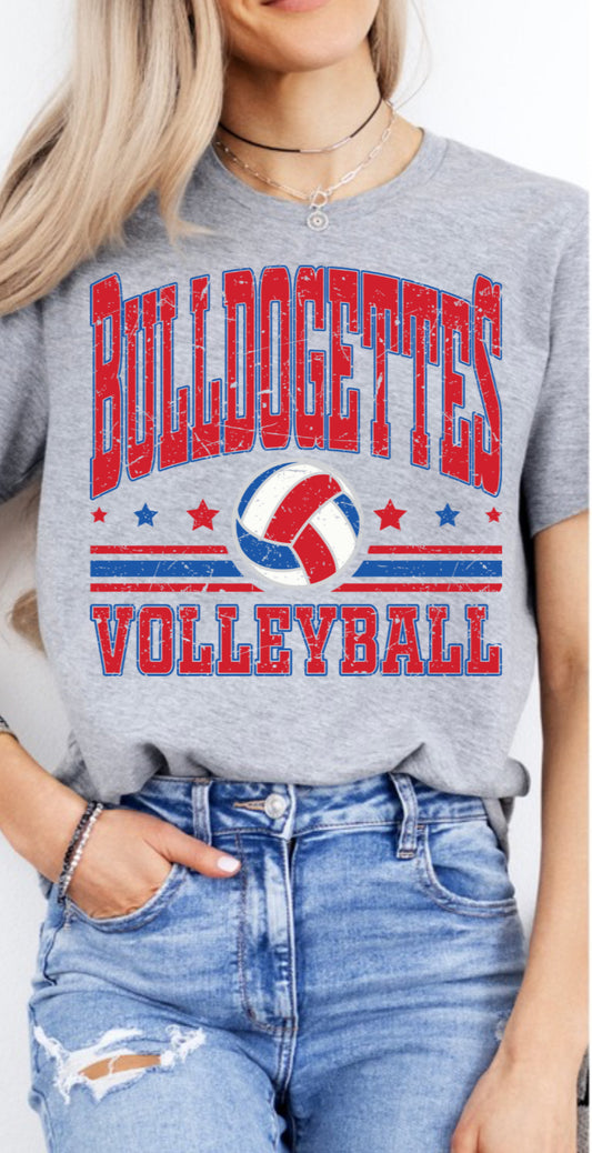 Bulldogettes Volleyball Sport Grey