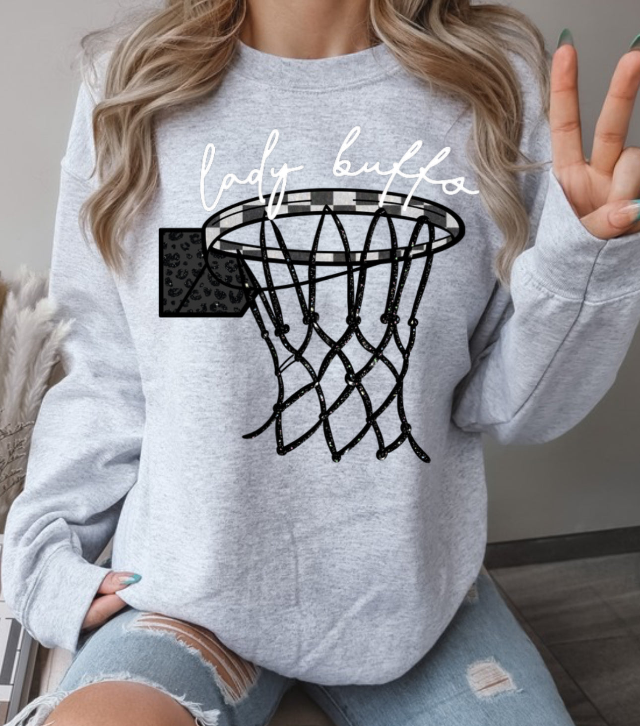 Team Basketball Crewneck