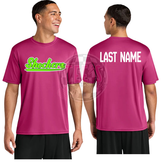 🥎SHOCKERS🥎- SHORT SLEEVE-Pink