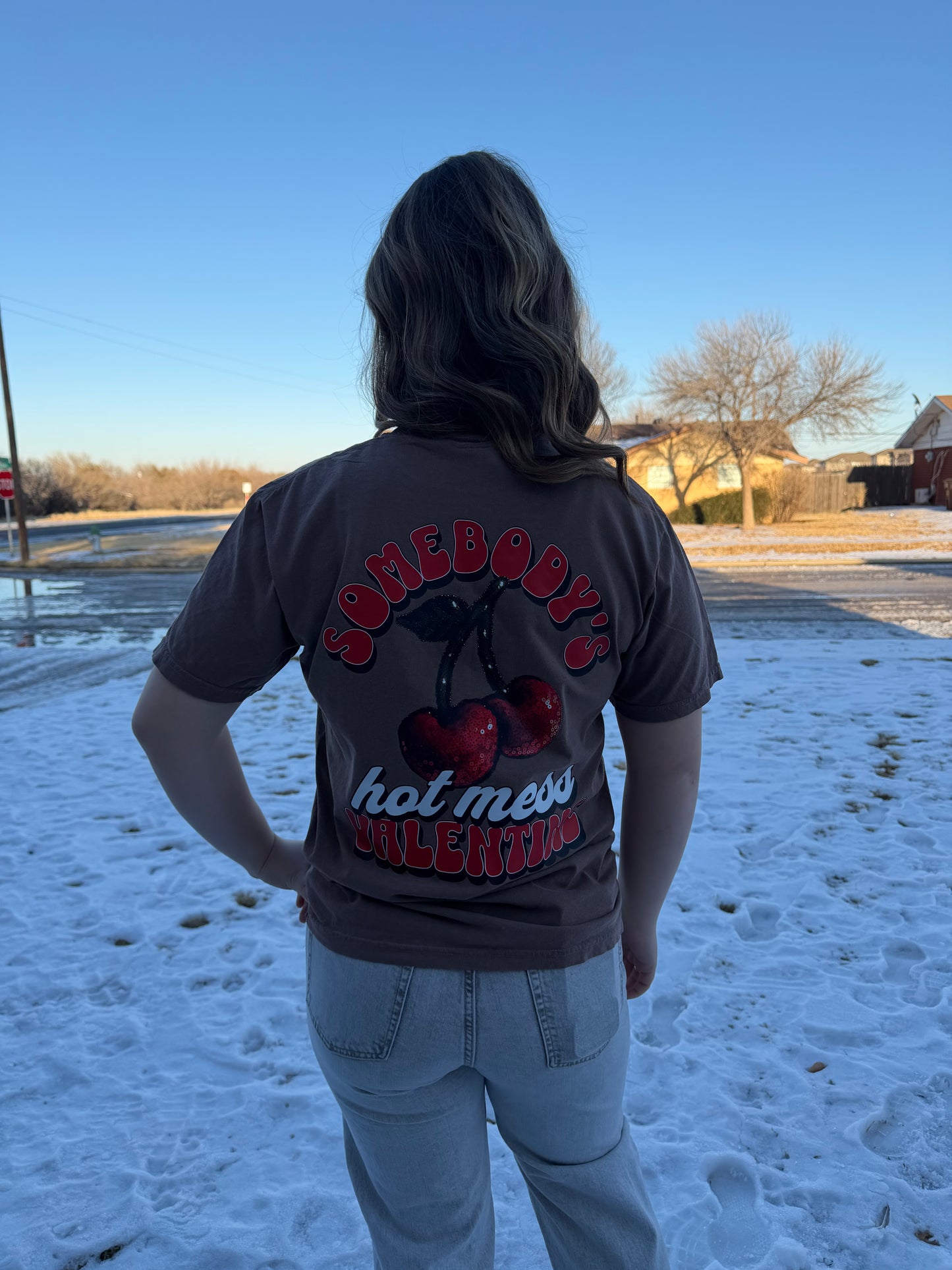 Somebody's hot mess Valentine- espresso