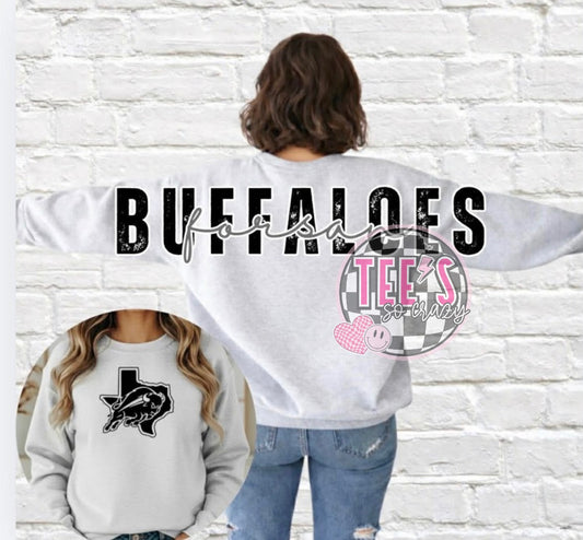 Oversized FORSAN on back - Sports Grey Crewneck