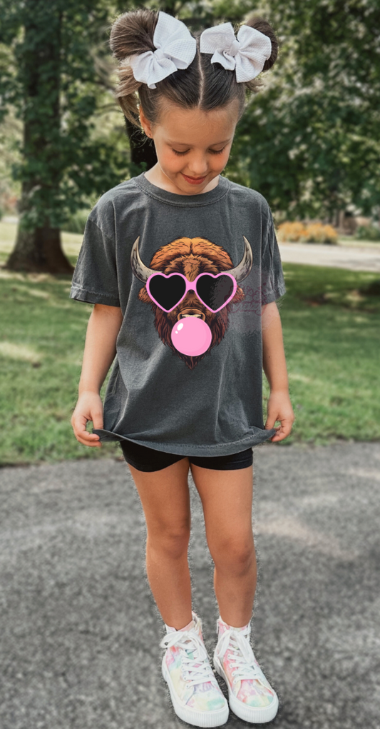 Preppy Bubble Buffaloes *TODDLER* -crewneck