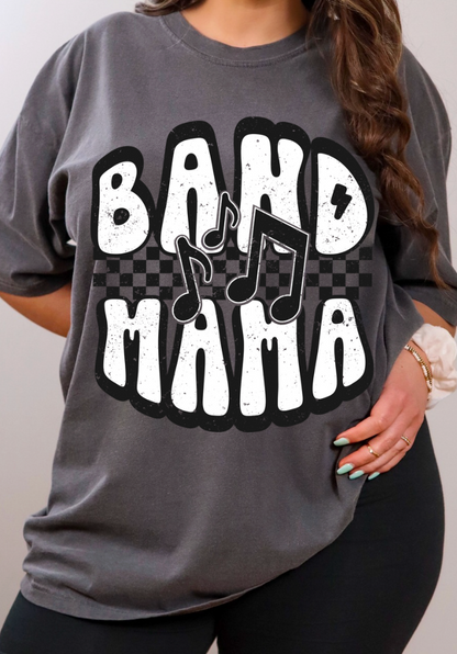 Retro Checkered BAND MAMA