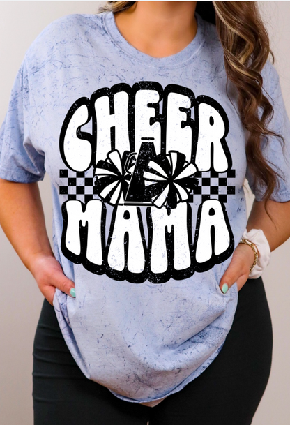 Retro Checkered CHEER MAMA