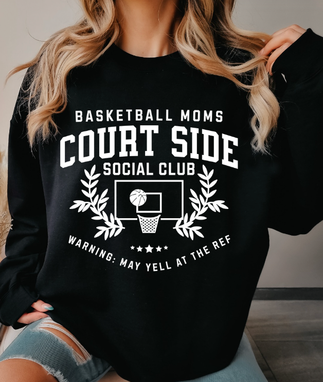 Basketball Moms Court Side