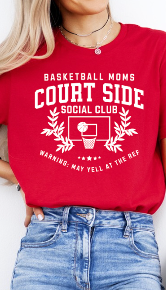 Basketball Moms Court Side