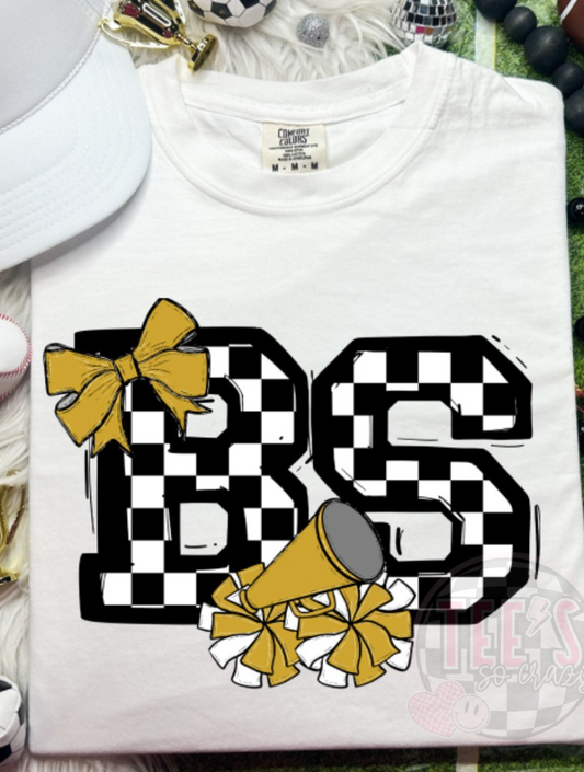 BOW CHECKERED BS CHEER