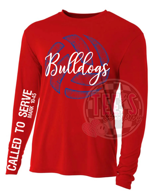 Called to Serve- Mascot Volleyball Long Sleeve Dri-fit
