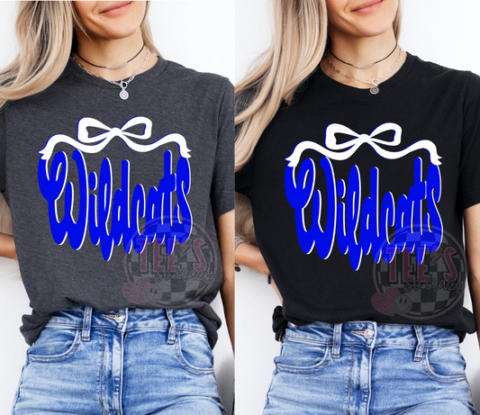 Wildcats Bow Tee