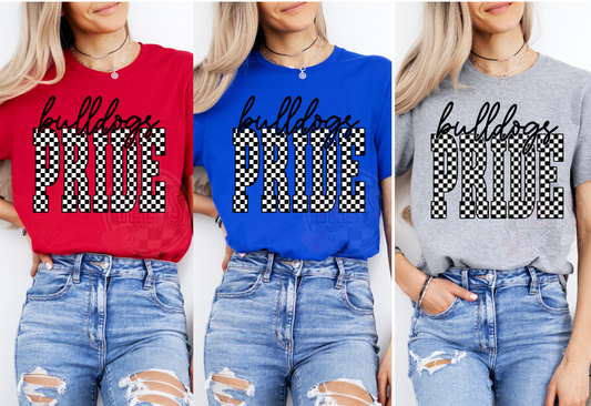 Bulldogs PRIDE- Checkered