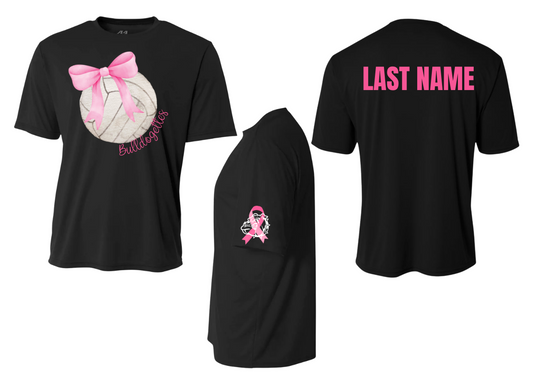 Bulldogettes Volleyball PINK tee