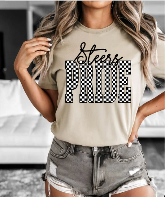 Steers PRIDE- CHECKERED