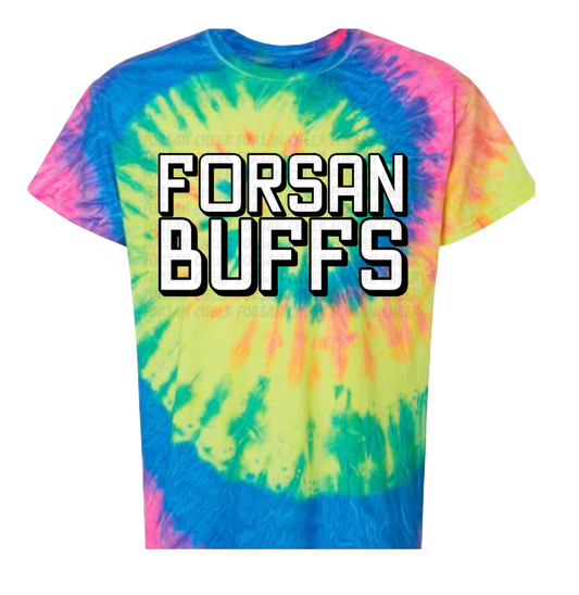 NEON RAINBOW TEE- Forsan Buffs